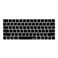 XSKN Spanish Language Ultra Thin Silicone Keyboard Skin Cover for A1644 Magic Keyboard 2015 Version US Layout ,Black