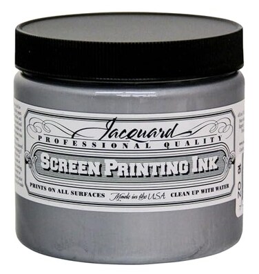 Jacquard Professional Screen Printing Ink, 16 oz., Silver