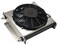 Derale 15870 Hyper-Cool Extreme Remote Mount Fluid Cooler , Black