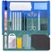 Rustark 27Pcs Modeler Basic Tools Craft Set Hobby Building Tools Kit for Assembling Miniatures Mecha Car Model Building