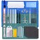 Rustark 27Pcs Modeler Basic Tools Craft Set Hobby Building Tools Kit for Assembling Miniatures Mecha Car Model Building