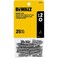 DEWALT DW21252 Phillips Drywall Bit Tip ,25-Pack, Silver metallic