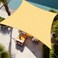 ShadeBeyond 12'X16' Sun Shade Sail Sand Rectangle