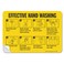 SmartSign "Effective Hand Washing" Label7" x 10" Laminated Vinyl