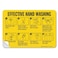 SmartSign "Effective Hand Washing" Label7" x 10" Laminated Vinyl