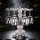 XINDAM 6 Hook Design Tabletop Glass Eiffel Tower Stemware Rack/Rotate 6 Wine Glass Storage Holder Stand Air Drying Rack