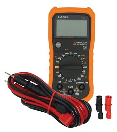 Lang Tools 13809 CAT III Digital Multimeter, Black, One Size