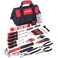 FASTPRO 215-Piece Home Repairing Tool Set with 12-Inch Bag, Red