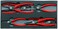 Knipex 00 20 01 V02 Circlip Snap-Ring Pliers Set ,6 Piece