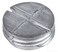 ThomasBetts Red Dot PLG-1-RD Outlet Box Closure Plug, 1/2-Inch, Silver, 100-Pack