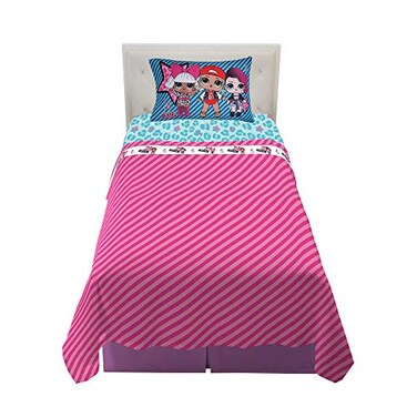 Franco Kids Bedding Super Soft Sheet Set, Twin, L.O.L. Surprise