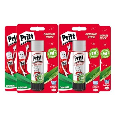 Pritt PK8MP Glue Sticks, 4 x 43g