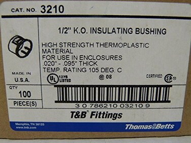 ThomasBetts 3210 Thermoplastic Bushing 1/2" ! NEW !