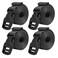 XTACER Backpack Accessory Strap Luggage Straps ,Black - Release Buckle Straps ,4-Pack