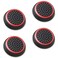 Fosmon Performance Thumb Grips Gaming Controller Joystick Caps, Red, 2 Pair