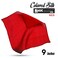 Magic Makers Professional Grade 9 Inch Magician's Silk - Red
