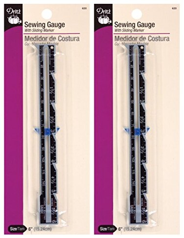 Dritz 2-PACK - Sewing Gauge