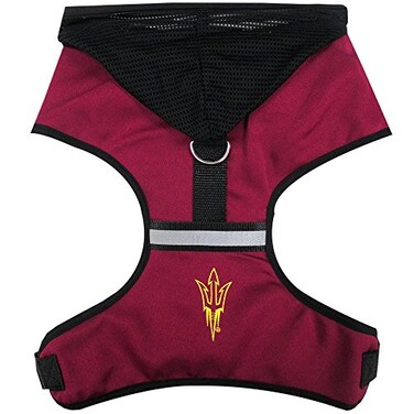 Pets First Collegiate Pet Accessories, Arizona State Sun Devils Hooded Harness, Size Medium