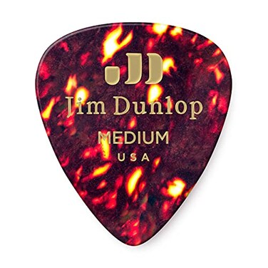 Jim Dunlop Celluloid Shell Pick Medium - 72 Pack