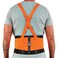 Ergodyne ProFlex 100HV Back Support Brace, High Visibility Support Belt, 8" Spandex Material, Removeable Straps