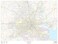 MapSherpa Harris County, Texas - 48" x 36" Laminated Wall Map