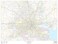 MapSherpa Harris County, Texas - 48" x 36" Laminated Wall Map