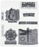 Stampers Anonymous Rubber Stamp Set, 7 by 8.5-Inch, Classics No.1