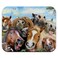 GRAPHICSMORE Horses Selfie Low Profile Thin Mouse Pad Mousepad