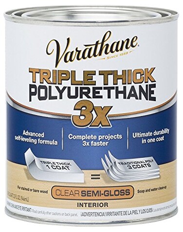 Varathane Triple Thick Polyurethane Semi-Gloss Wood Finish