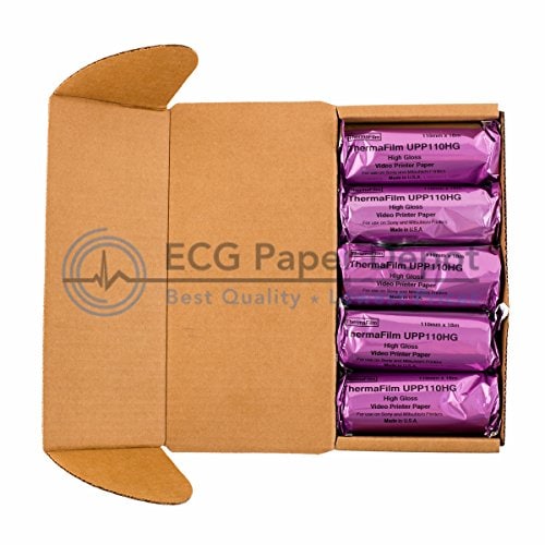 ECG PAPER Ecgpaper Ecg Paper Ultrasound Film Media upp-110hg Sony High Gloss Paper By Depot 10 ROLLS
