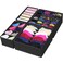 Simple Houseware 4-Pack Drawer Organizer Set for Underwear/Socks/Bra, Black