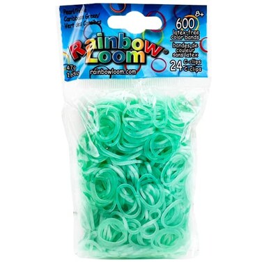 Rainbow Loom Pearl: Caribbean Green