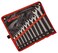Amtech K0400 Combination Spanner Set, Drop Forged and Chrome Plated Spanners, 6mm to 19mm