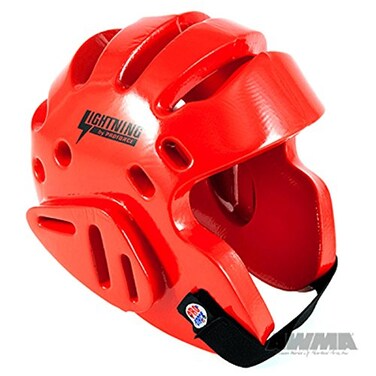 Pro Force ProForce Lightning Sparring Head Guard / Headgear - Red - Large