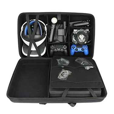 co2CREA Hard Travel Case for Sony PS4 Pro ConsolePSVR Launch Bundle