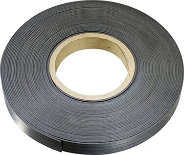 MAG-Mate MRN030X0050X025 Flexible Magnetic Strips, Plain-Back Magnetic Sheets, Durable Permanent Magnets Without Adhesive, Versatile, Easy-to-Use Magnet, Maximum Holding Capacity 2 lbs