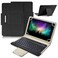 DETUOSI Universal 10.1 inch Android Tablet Case with Keyboard, Removable Wireless Bluetooth KeyboardPU Leather Folio Book CoverStand, Travel Portable Sleeve for iOS/Android/Windows System Tablet