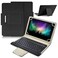 DETUOSI Universal 10.1 inch Android Tablet Case with Keyboard, Removable Wireless Bluetooth KeyboardPU Leather Folio Book CoverStand, Travel Portable Sleeve for iOS/Android/Windows System Tablet