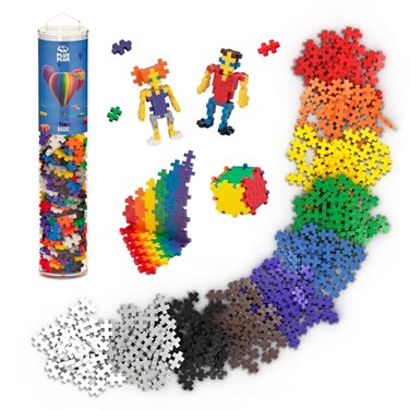PLUS PLUS 240 Piece Basic Mix - Mini Waffle Blocks, Classroom Must Haves
