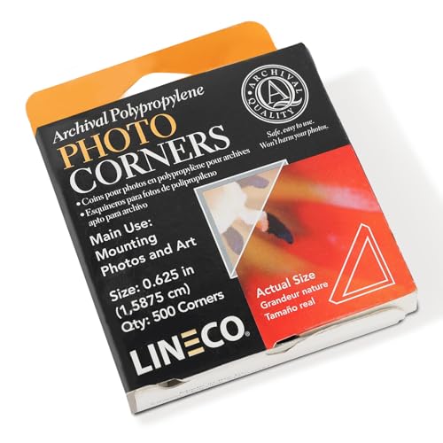 lineco Lineco Infinity 0 625 Clear Archival Photo Corners