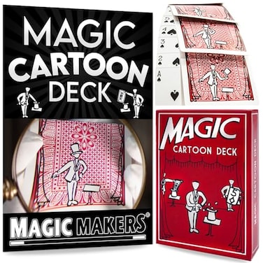 Magic Makers Magic Trick Cartoon Deck