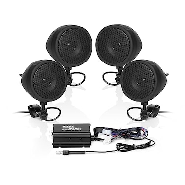 BOSS Audio Systems MCBK470B 3 Inch Motorcycle SpeakersClass D Amplifier