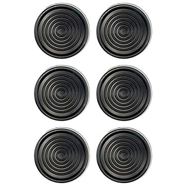 The Vibration Silent Feet Riser for Beds, Superior All-Surface Vibration Barrier ,6 Pack