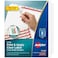 Avery Index Maker Clear Label Dividers, 8-Tab, Extra Wide, 1 Set