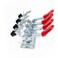 E-TING 4PCS Hand Tool Toggle Clamp 201A Horizontal Clamp