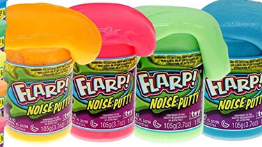 JA-RU Flarp Fart Noise Maker Squeeze Pooter Putty ,4 Pack10041-4p