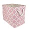 DII Polyester Container with Handles, Lattice Storage Bin, Medium, Rose