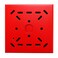 Wheelock Cooper SHBB-R Surface Back Box 107254 Fire Alarm, Red