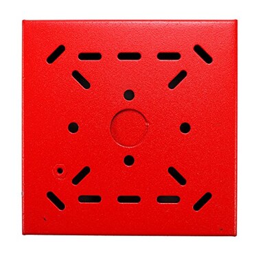Wheelock Cooper SHBB-R Surface Back Box 107254 Fire Alarm, Red