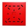 Wheelock Cooper SHBB-R Surface Back Box 107254 Fire Alarm, Red